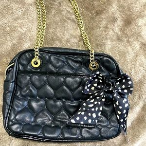 Betsey Johnson Black Purse